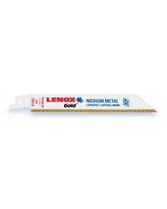 Lenox 21069618GR 6" 18T Gold Power Arc Curved Metal Reciprocating Saw Blade