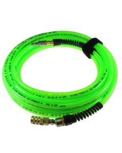 Coilhose PFX4050GS15XS Flexeel Max 1/4" x 50' Industrial Interchange Air Hose with Premium Fittings