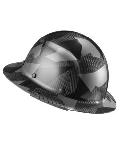 LIFT Safety HDC-20CK Black Camo Dax Carbon Fiber Full Brim Hard Hat