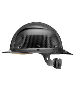 LIFT Safety HDFM-17KG Dax Matte Black Carbon Fiber Full Brim Hard Hat