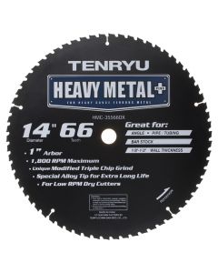 Tenryu HMC-35566DX 14" 66T Heavy Metal Plus Dry Cut Saw Blade