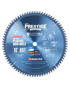 Amana Tool LB10801C Prestige 10" Electro-Blu Non-Stick Coated Saw Blade