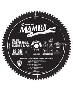 Amana Tool MA12960 12" Carbide Tipped PVC Cutting Contractor Series Circular Saw Blade