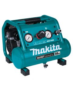 Makita MAC100Q Quiet Series 1/2 HP 1 Gallon Compact Oil‑Free Electric Air Compressor