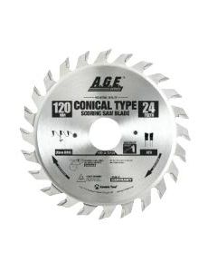 Amana Tool MD120-T24-20 120mm 24 Teeth Conical Scoring Blade