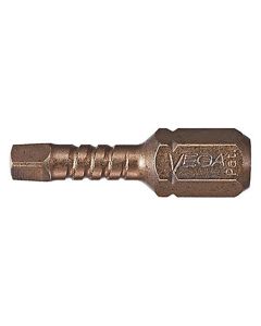 Vega Industries P125R1A Impactech 1" Gunmetal Bronze Square Insert Bit