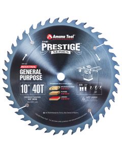 Amana Tool PR1040C Prestige 40-Teeth Carbide Tipped General Purpose Circular Saw Blade