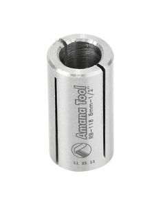 Amana Tool RB-118 1/2" High Precision Steel Router Collet Reducer