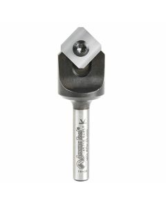 Amana Tool RC-45716 43/64" Carbide Insert V-Groove Double Edge Folding Router Bit