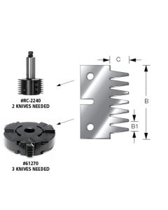 CNC Insert Finger Joint Replacement Knives