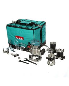 Makita RT0701CX3 1-1/4" HP Corded Compact Router Kit