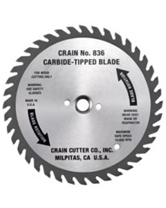 Crain SB-836 6-1/2" Carbide-Tipped Undercut Blade