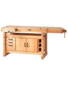 Sjobergs SJO-67637K Beech Wood SB119 Professional Workbench with SM05 Cabinet Combo