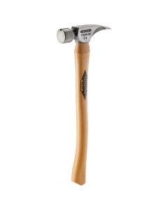 Stiletto-TI12SC 12 oz Titanium Smooth Face Hammer with 18 in. Curved  Hickory Handle 