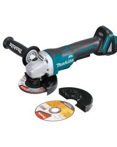 Makita XAG11Z 18V LXT Cordless 4‑1/2” / 5" Paddle Switch Cut‑Off/Angle Grinder with Electric Brake, Bare Tool