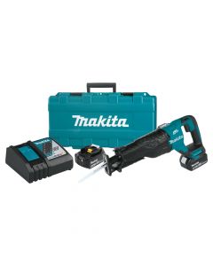 Makita XRJ05T 18V LXT Lithium‑Ion Cordless Reciprocating Saw Kit, 5.0 Ah Batteries